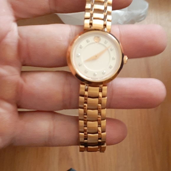Rose Goldtone Women\'s Movado Watch 1881 W/Diamond Markers main image 4